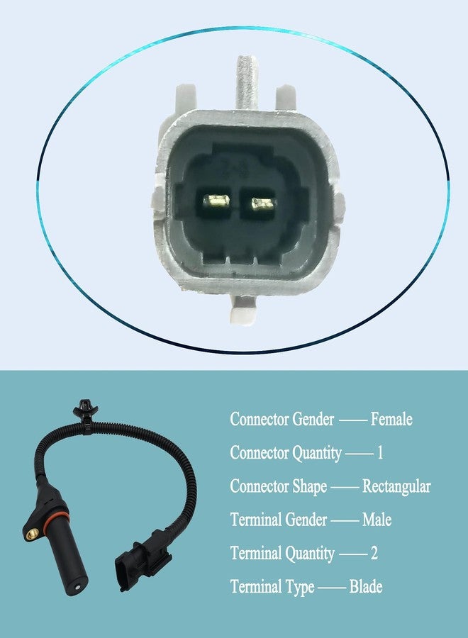 HiSport 39180-2B000 Crankshaft Position Sensor Compatible with Hyundai Accent 2012-2015, Elantra 2011-2015, Elantra GT 2014-2015, Tucson 2014-2015, Veloster, Kia Forte Forte5 Rio Sou Rondo Seltos - Image 4